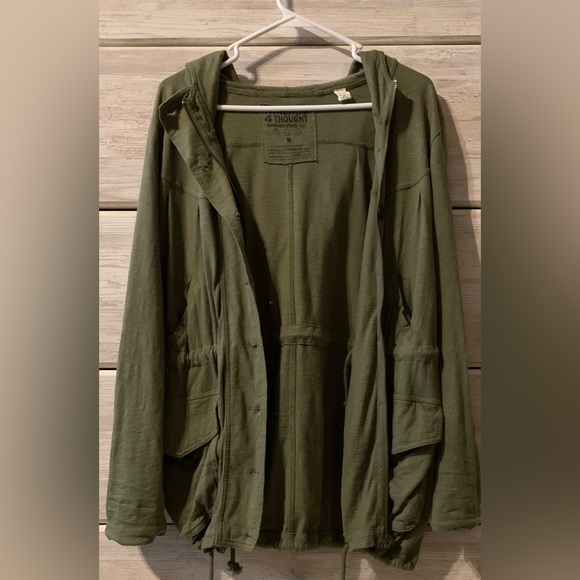 Threads 4 Though Button Up & Zipper Utility Jacket with Hood - Picture 4 of 4